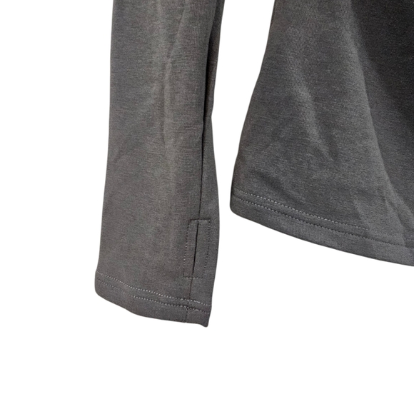 OGL Charcoal Long Sleeve Top with Built-in Bra - Picture 8 of 10